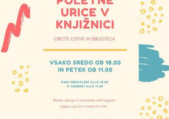 Poletne igrarije v piranski knjižnici