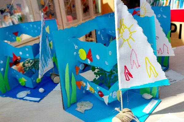 Il giardino d’infanzia Mornarček ci ispira con il progetto »Di qua e di là, al mare«