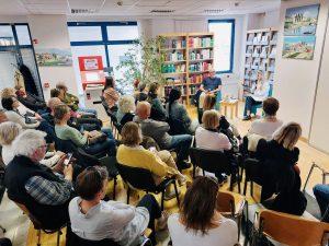 FOTO 1 - Literarni vecer Miha Mazzini - april 2023