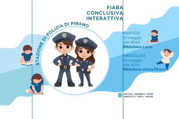 L’ora della fiaba conclusiva con la polizia