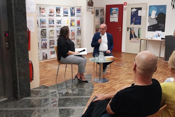 Con Boris Šuligoj su mare, Pirano e il giornalismo