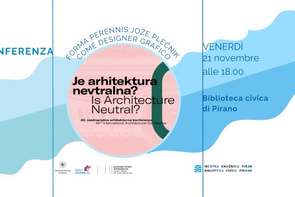 Conferenza, Forma Perennis: Jože Plečnik come designer grafico