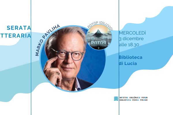 Serata letteraria: Marko Pavliha, Potop