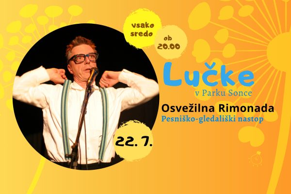 Osvežilna Rimonada: Pesniško-gledališki nastop enega pomembnejših otroških ustvarjalcev Andreja Rozmana Roza