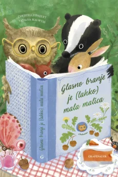 Naslovnica knjige: Glasno branje je (lahko) mala malica