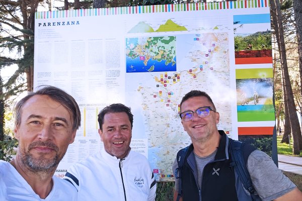 Literarno-potopisni večer z avtorji knjige Parenzana ekspres – Samom Rugljem, Jurijem Hudolinom in Alešem Štegrom